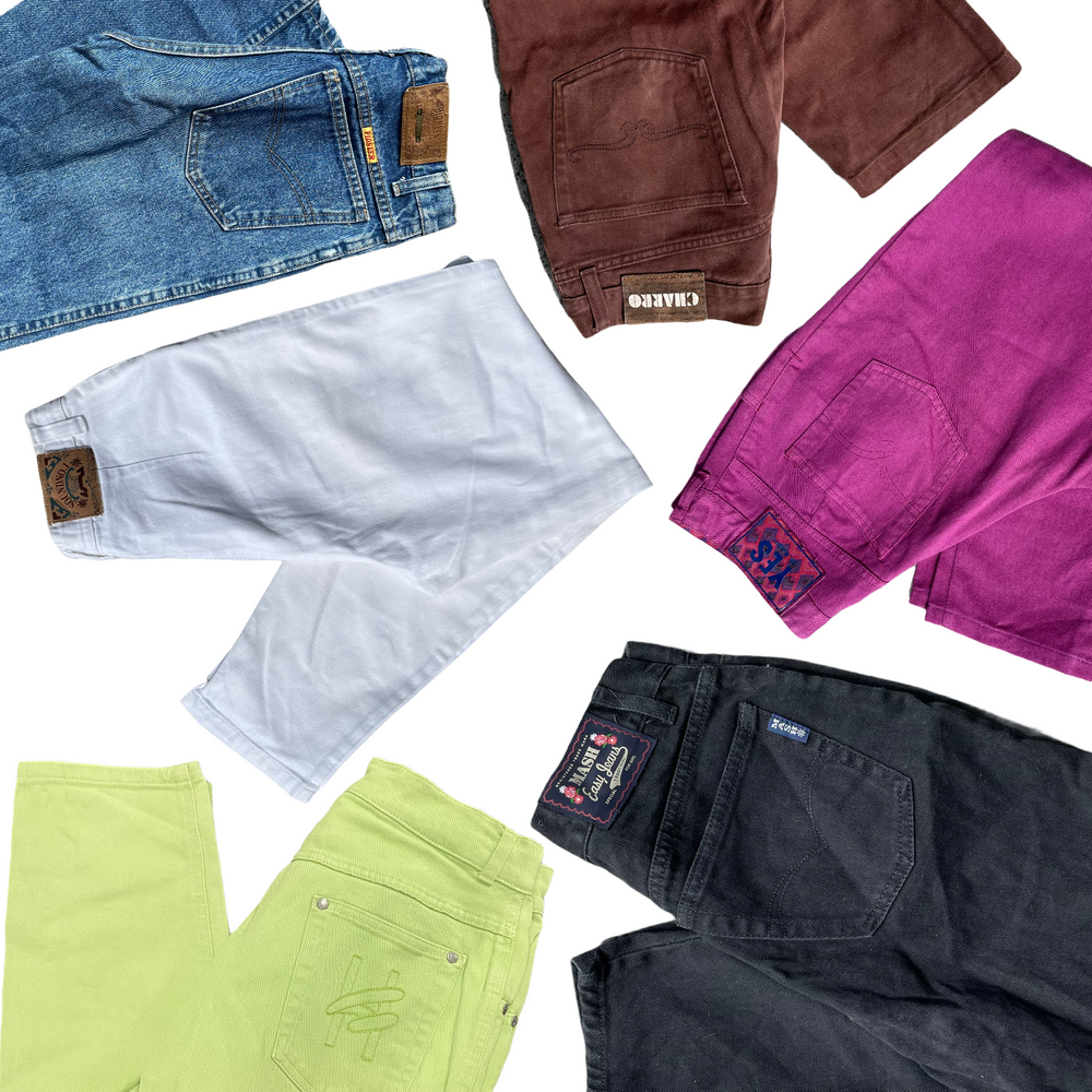 
                  
                    25 x High Waist Jeans - Colours
                  
                