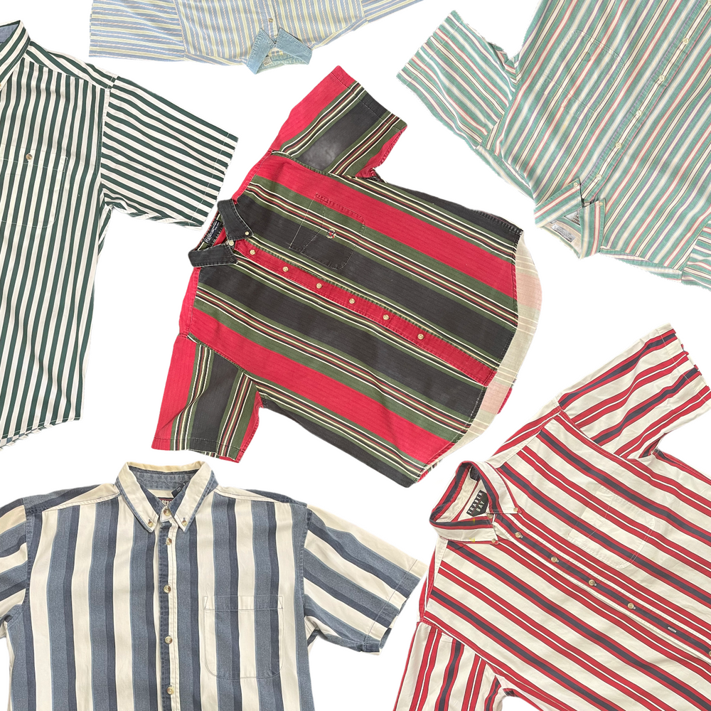 
                  
                    25 x Thick & Thin Striped Shirts
                  
                