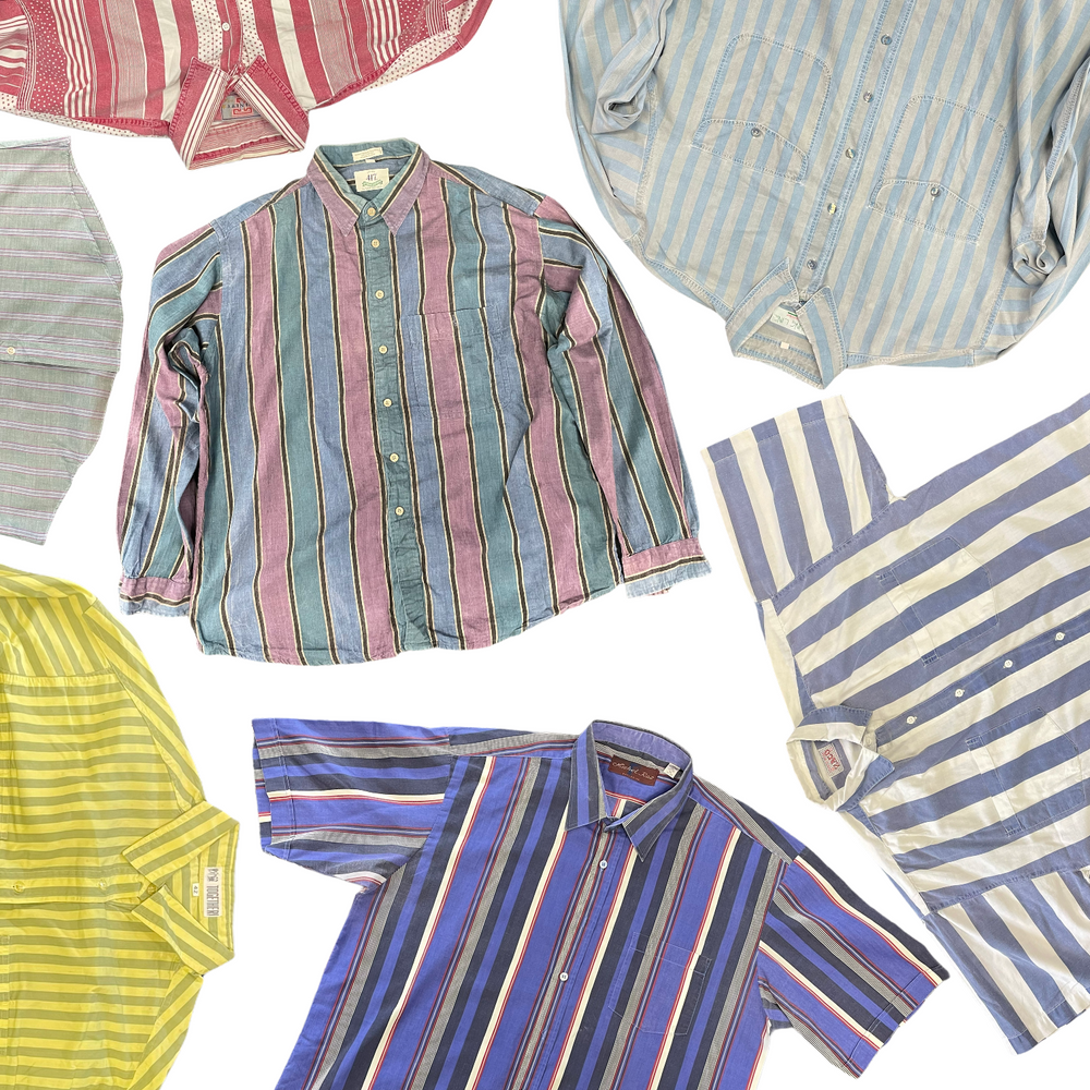 
                  
                    25 x Thick & Thin Striped Shirts
                  
                