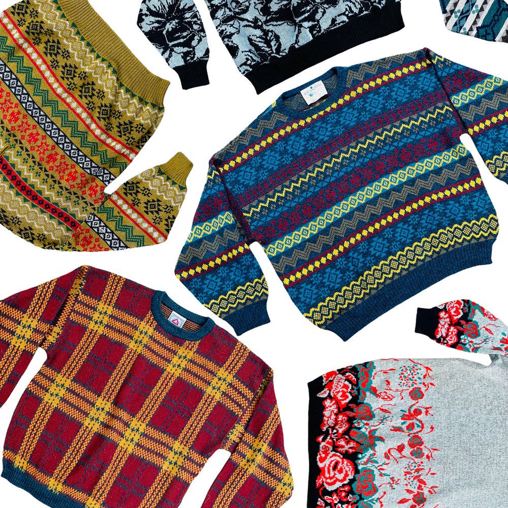 25 x Crazy Patterned ‘COSBY’ Jumpers