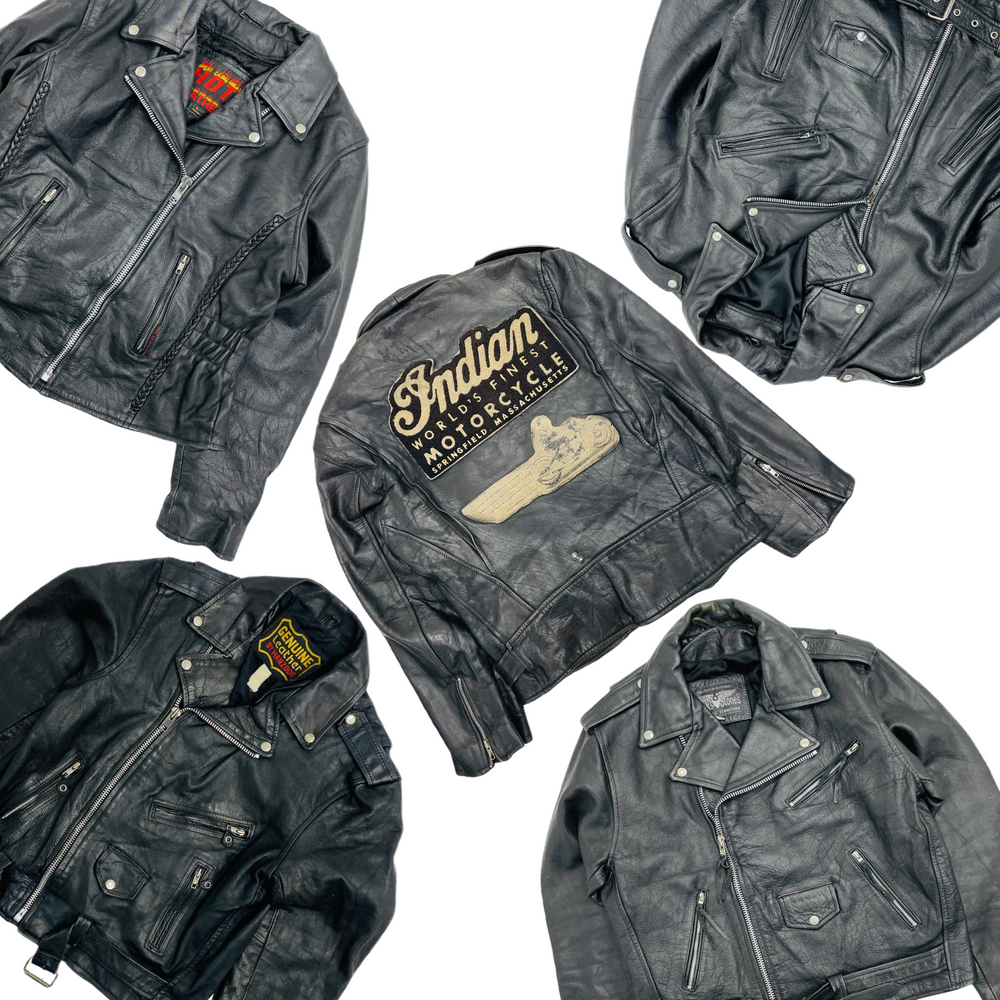 25 x Leather Biker Jackets