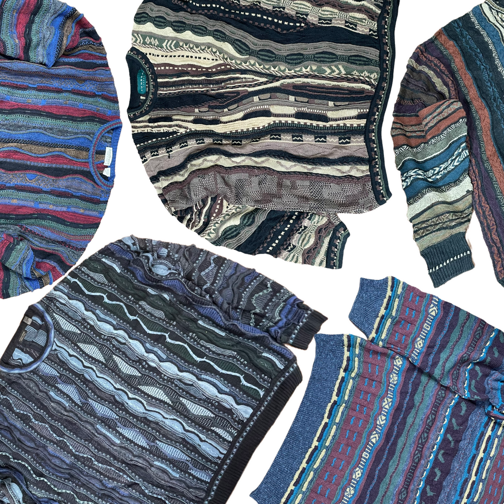 
                  
                    25 x Coogi Style Patterned Knit Jumpers
                  
                