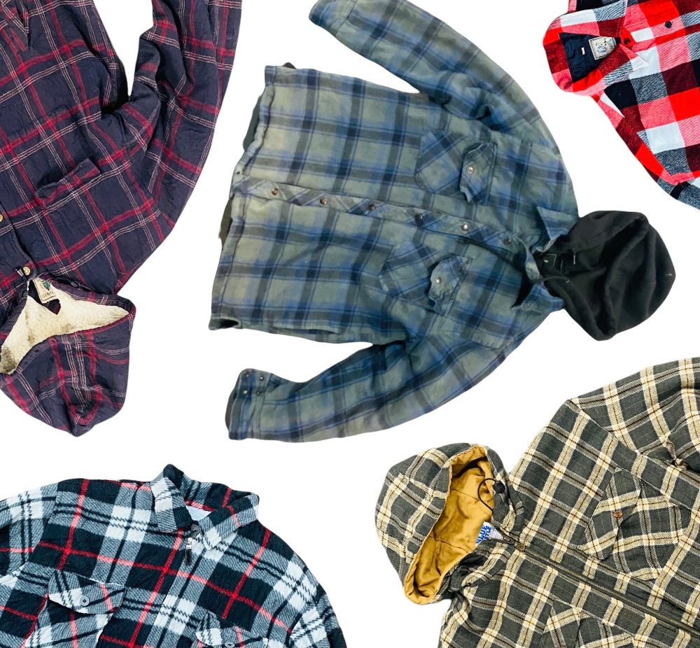 25 x Padded Flannel Shirts
