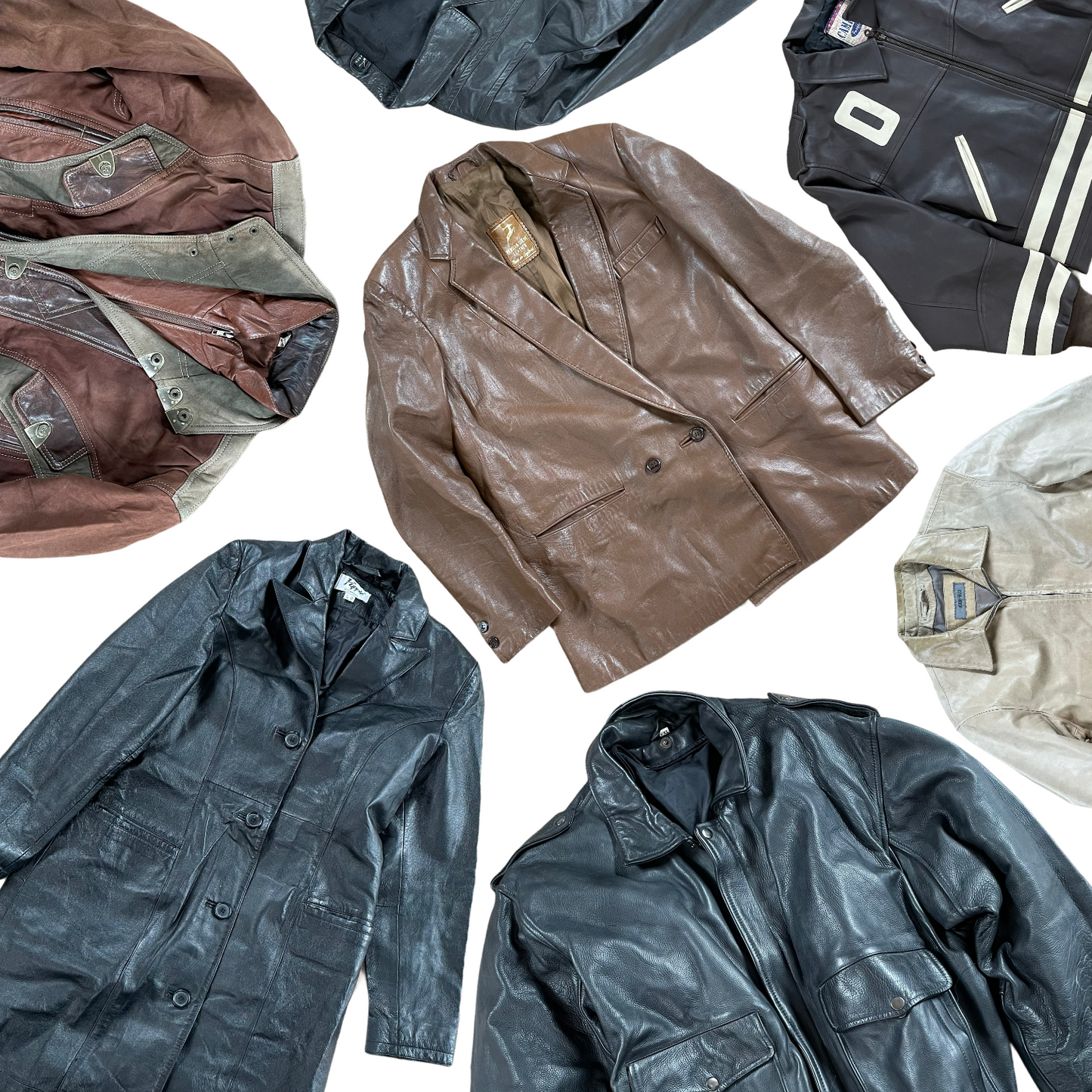 
                  
                    45kg USA & European Leather Jackets Mix - BALE
                  
                